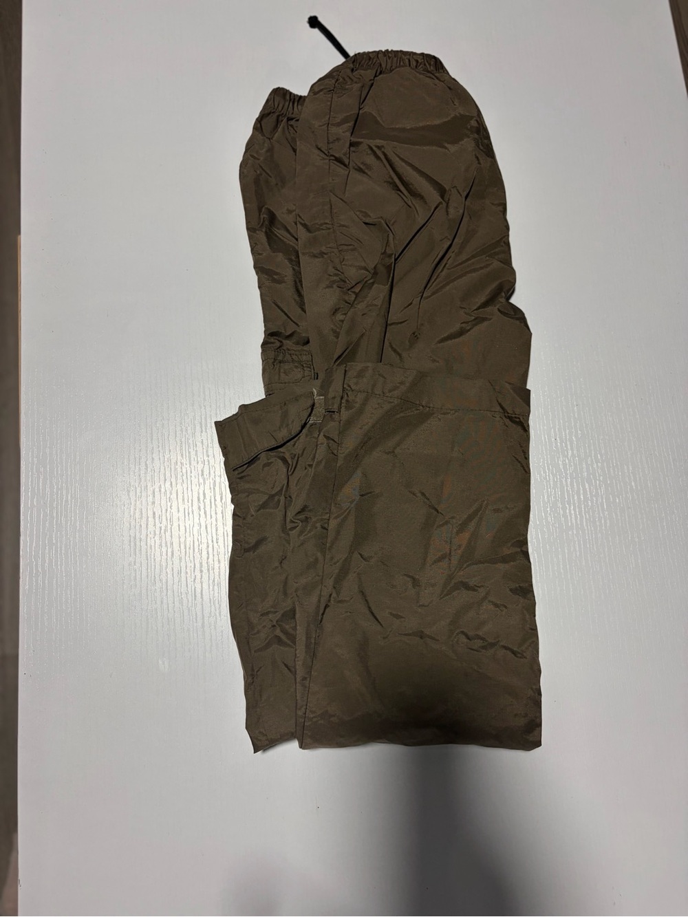 KIDS COLOMBIA Brown Outdoor Rain Pants - Lightweight Waterproof